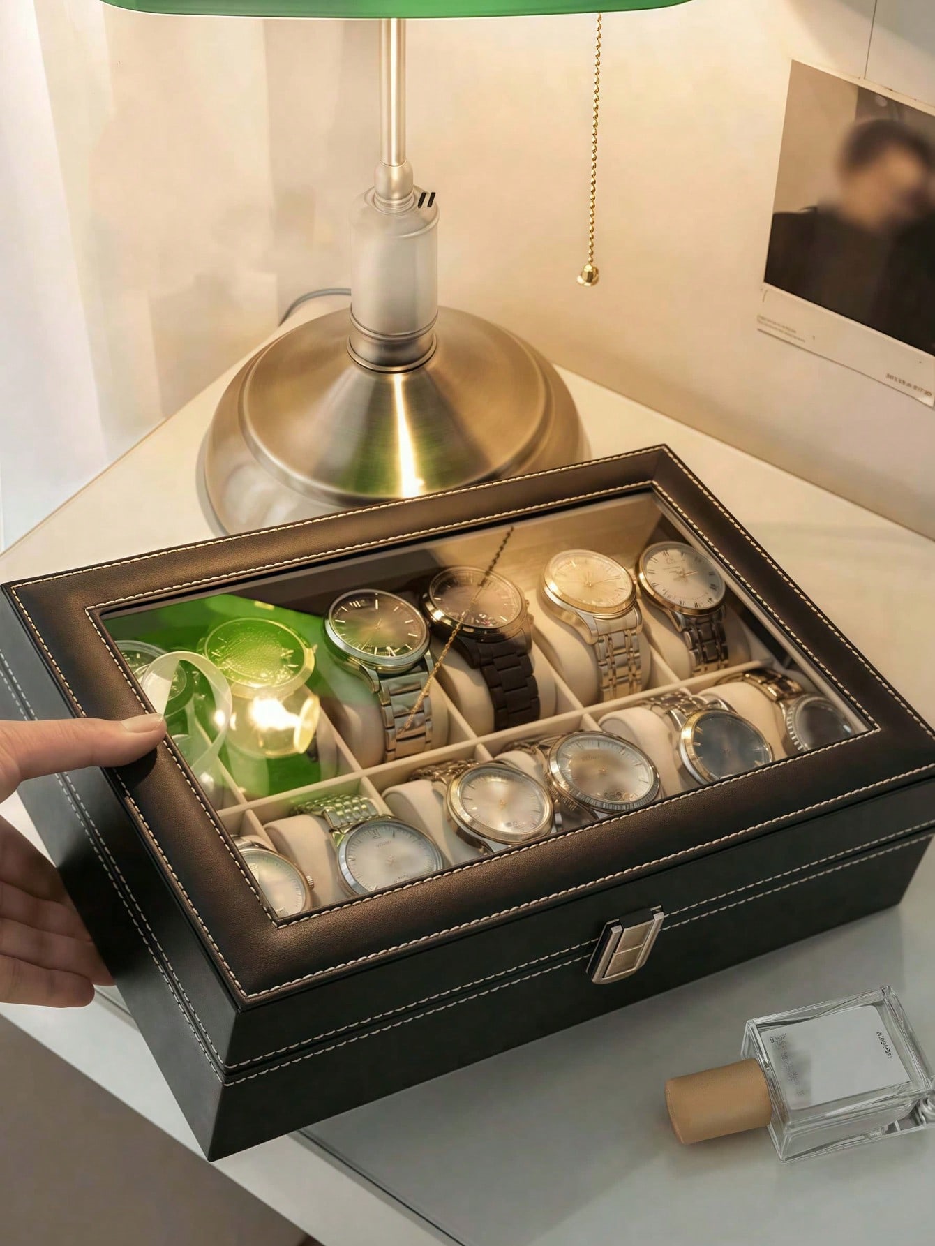 Кожаная шкатулка для часов с з – обзор и цена Token Tray Organizer