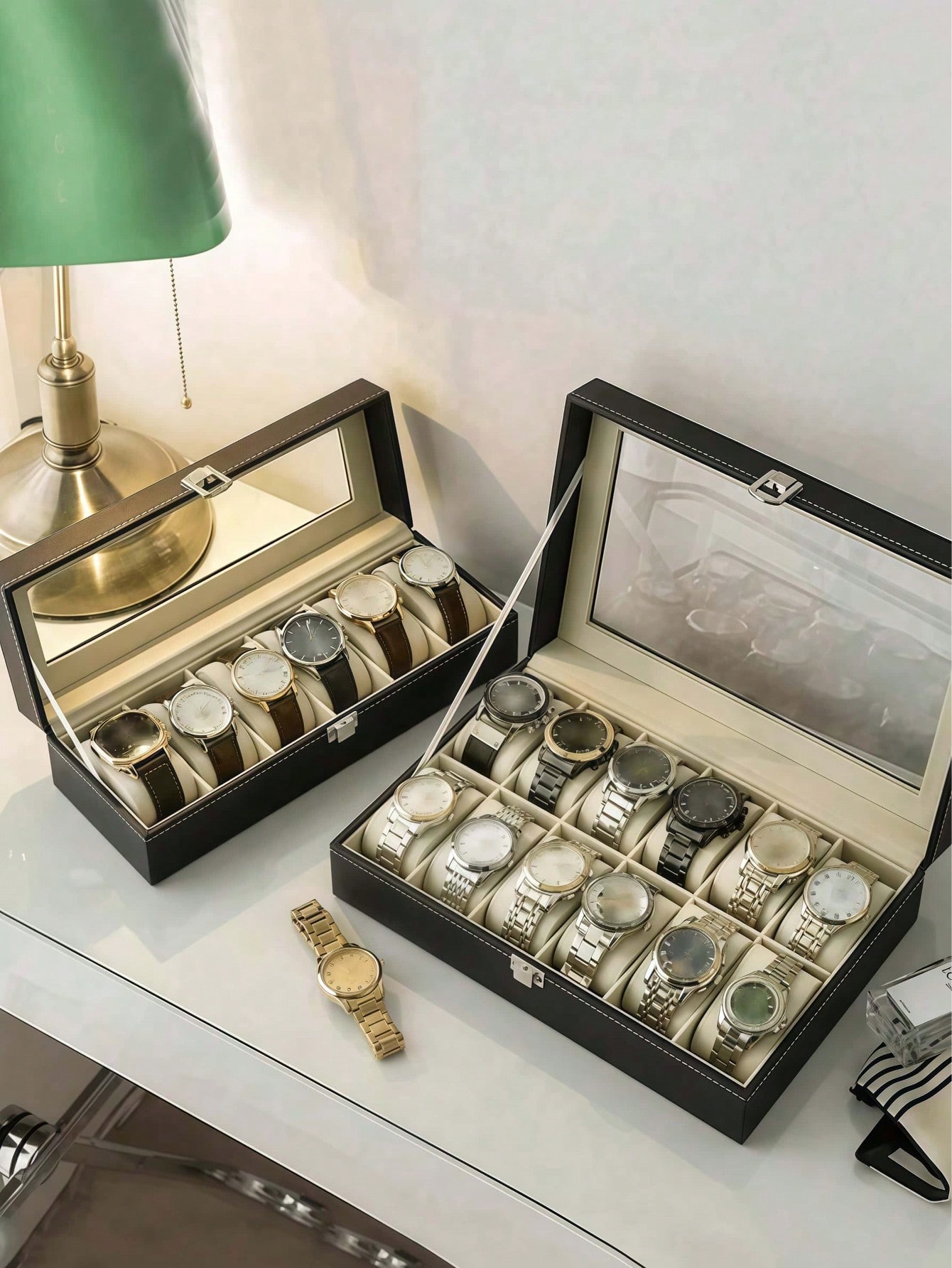 Кожаная шкатулка для часов с з – обзор и цена Token Tray Organizer